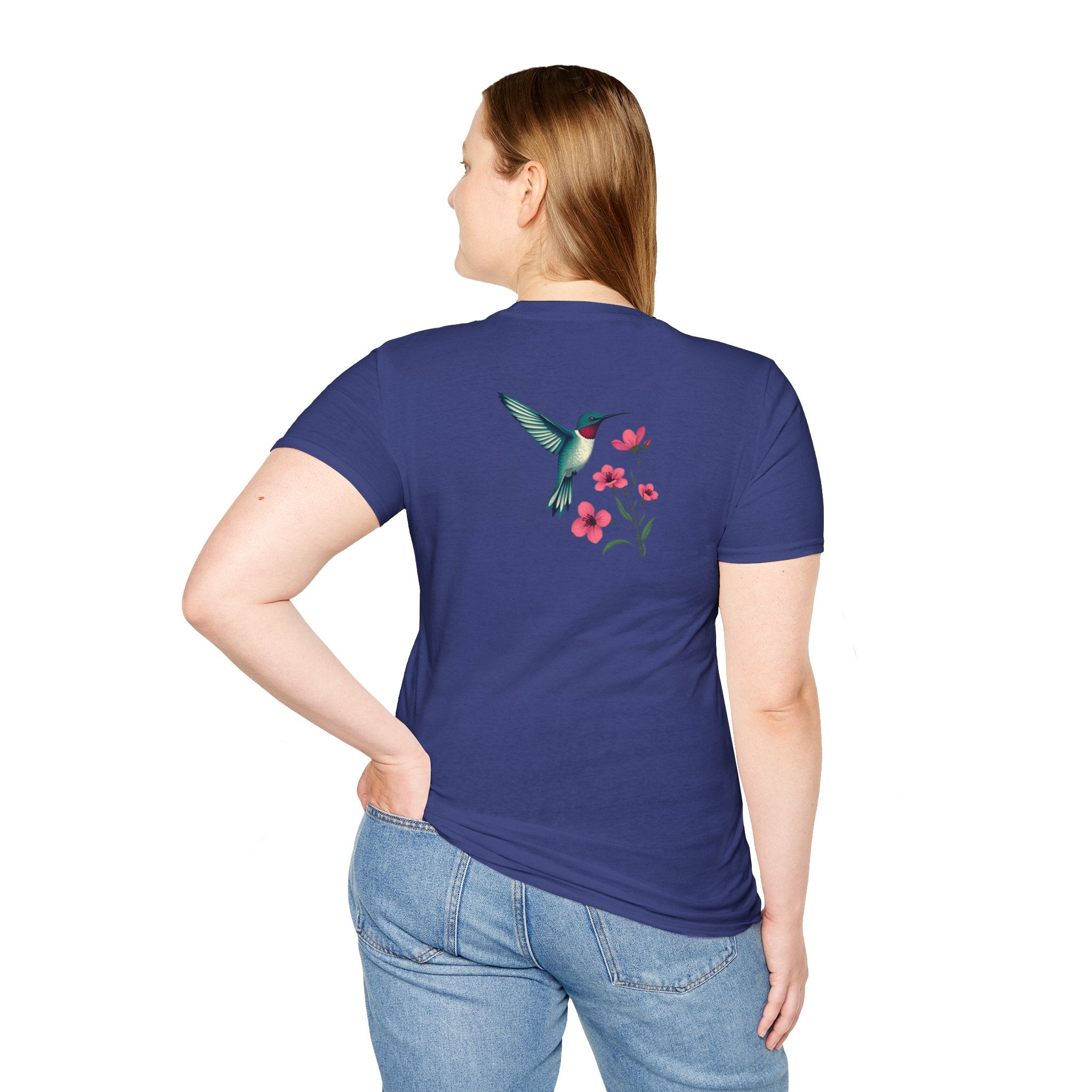 Floral Hummingbird T-Shirt