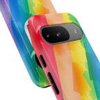 Rainbow Watercolor Art Tough Cases For Android & iPhone