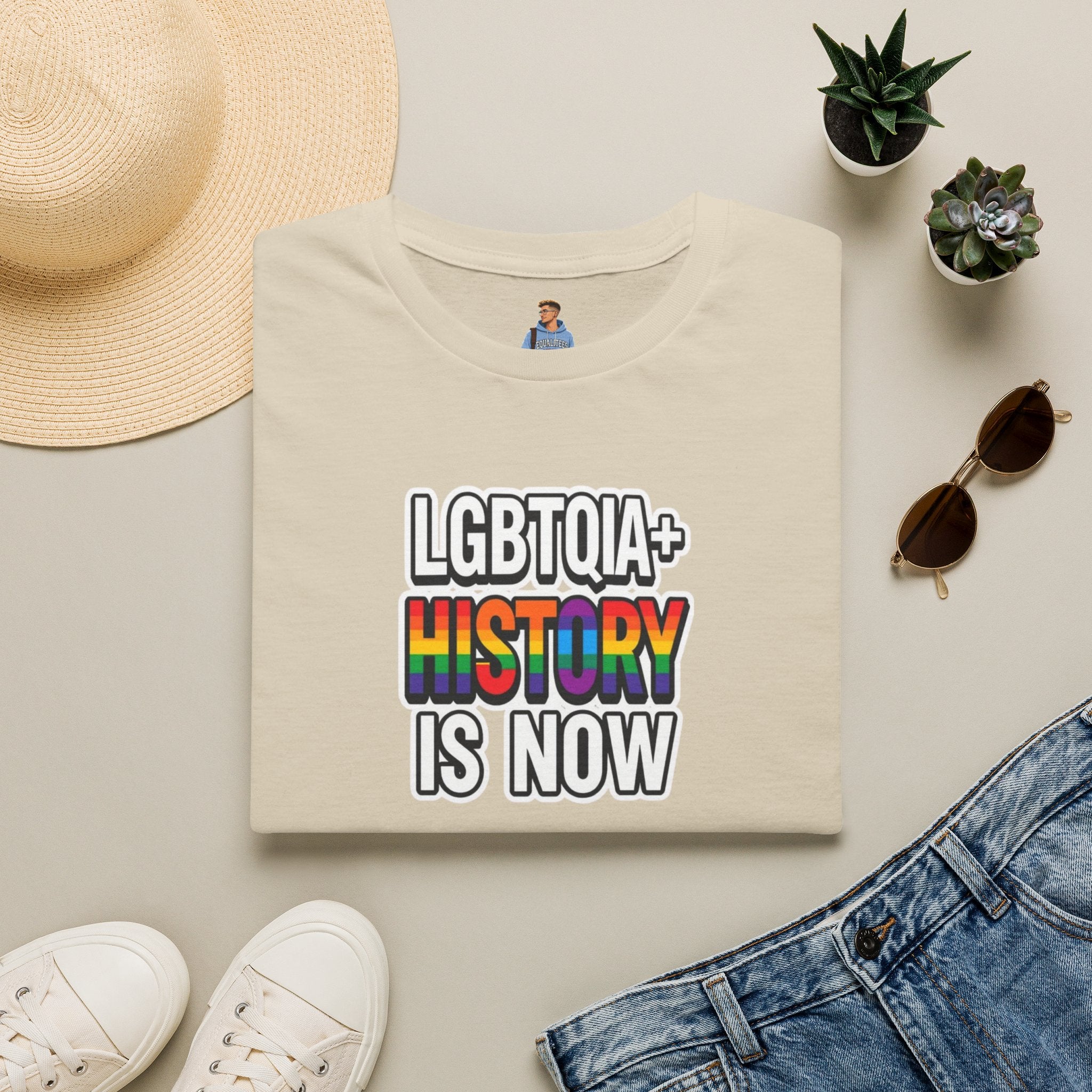 LGBTQIA+ History Is Now T-shirt