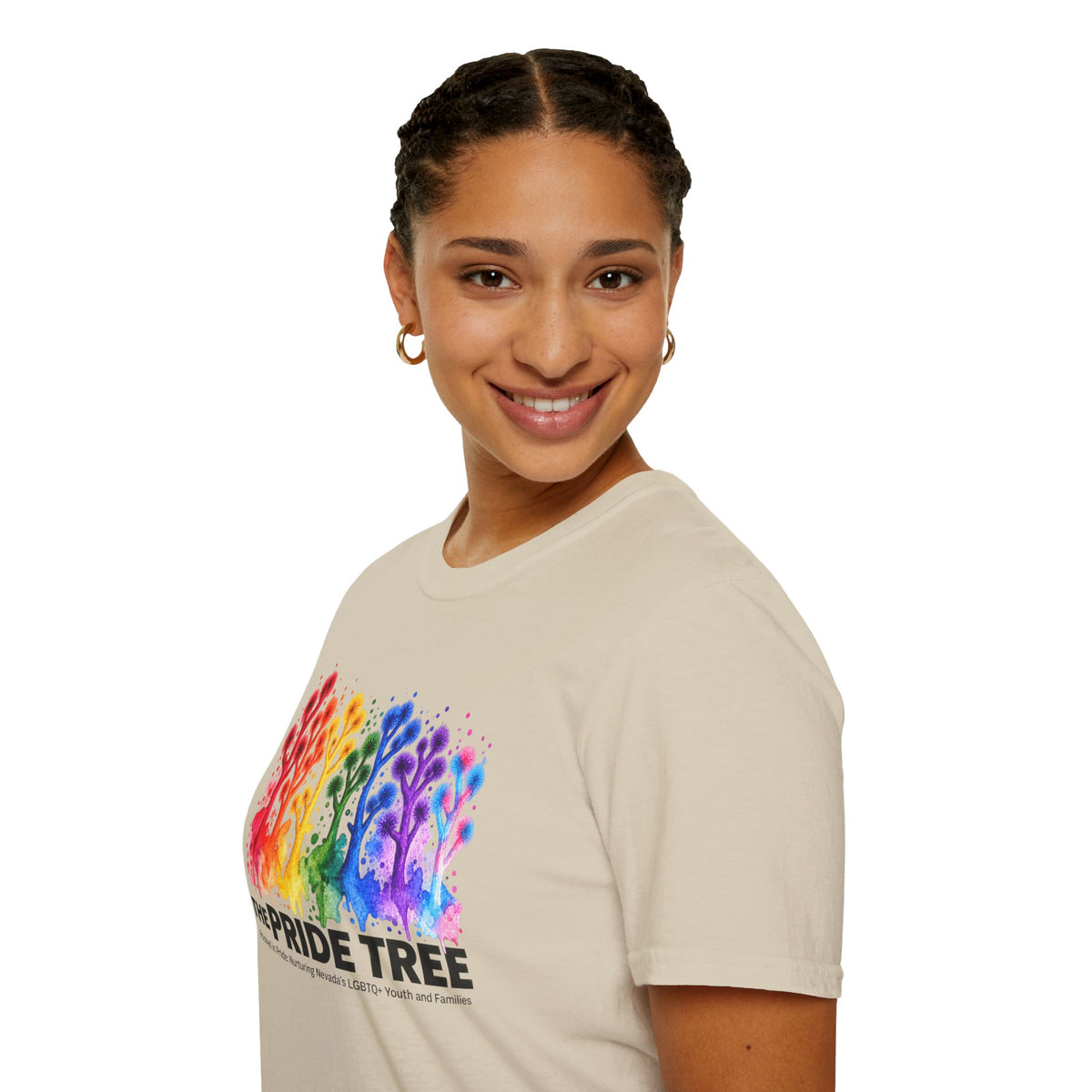 Pride Tree Las Vegas T-Shirt - Black Text