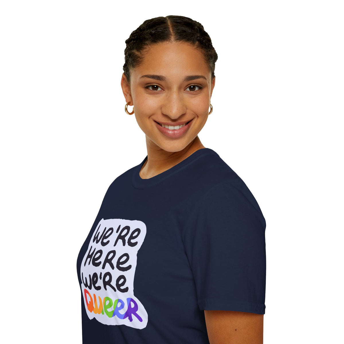 We’re Here We’re Queer Pride Tree Las Vegas T-Shirt