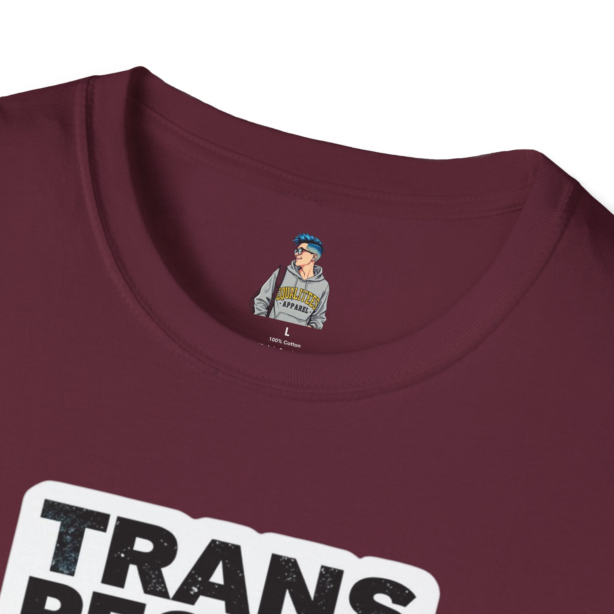Unisex Softstyle T-Shirt - 'Trans People Exist. Trans People Matter.' Equality Apparel