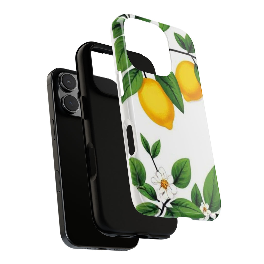 Lemon Blossom Tough Phone Case for iPhone