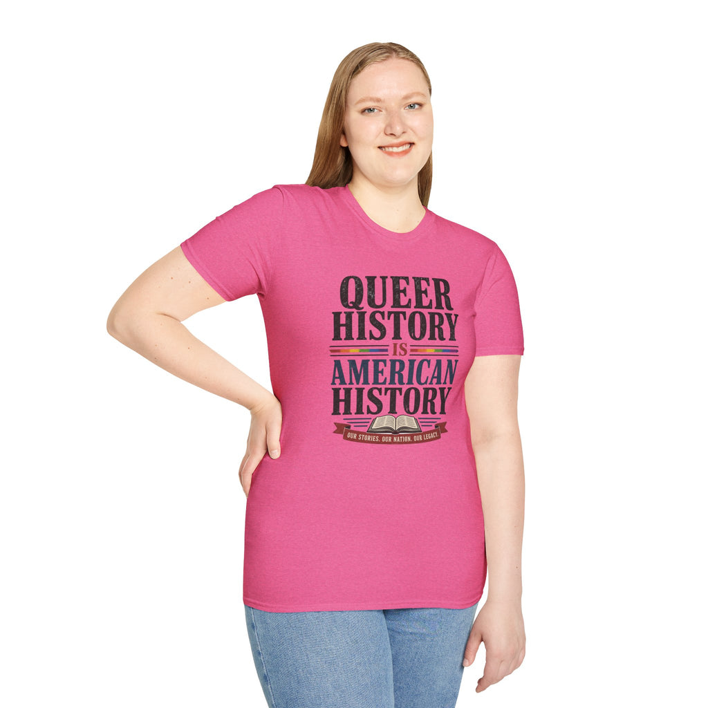Queer History Is American — Graphic T-Shirt