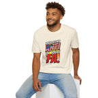 Political Statement T-Shirt — “You’re Either Anti or You’re FA.” / Back: “Patriots Don’t Stand For This Shit”