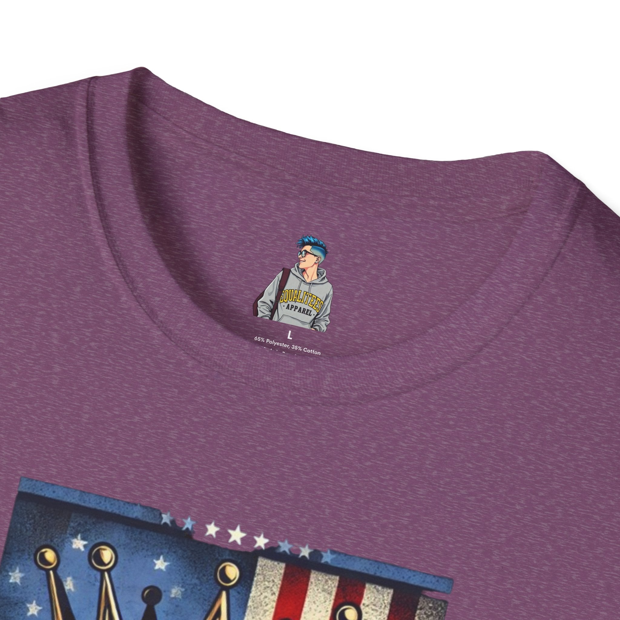 No Kings in America-Democracy Matters  Unisex Softstyle T-Shirt