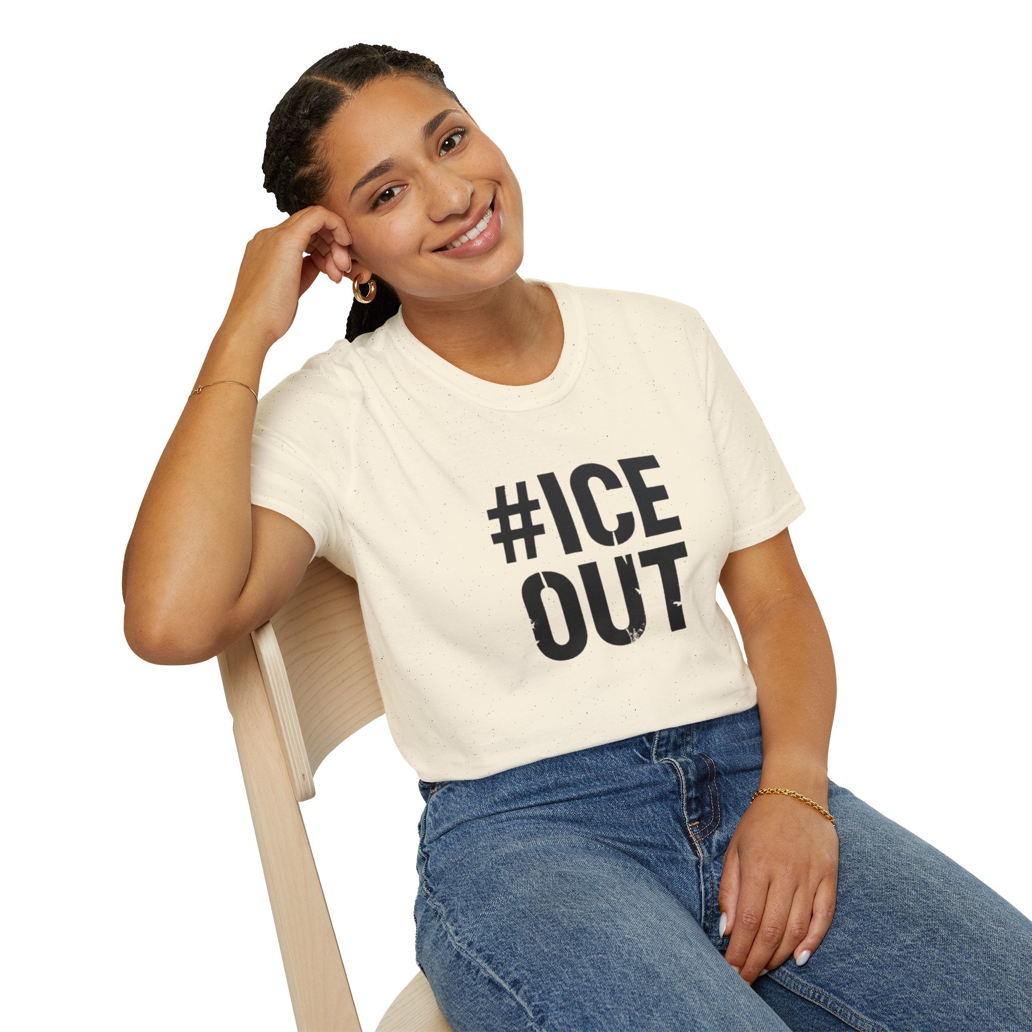 #ICE OUT Political Resistance T-Shirt