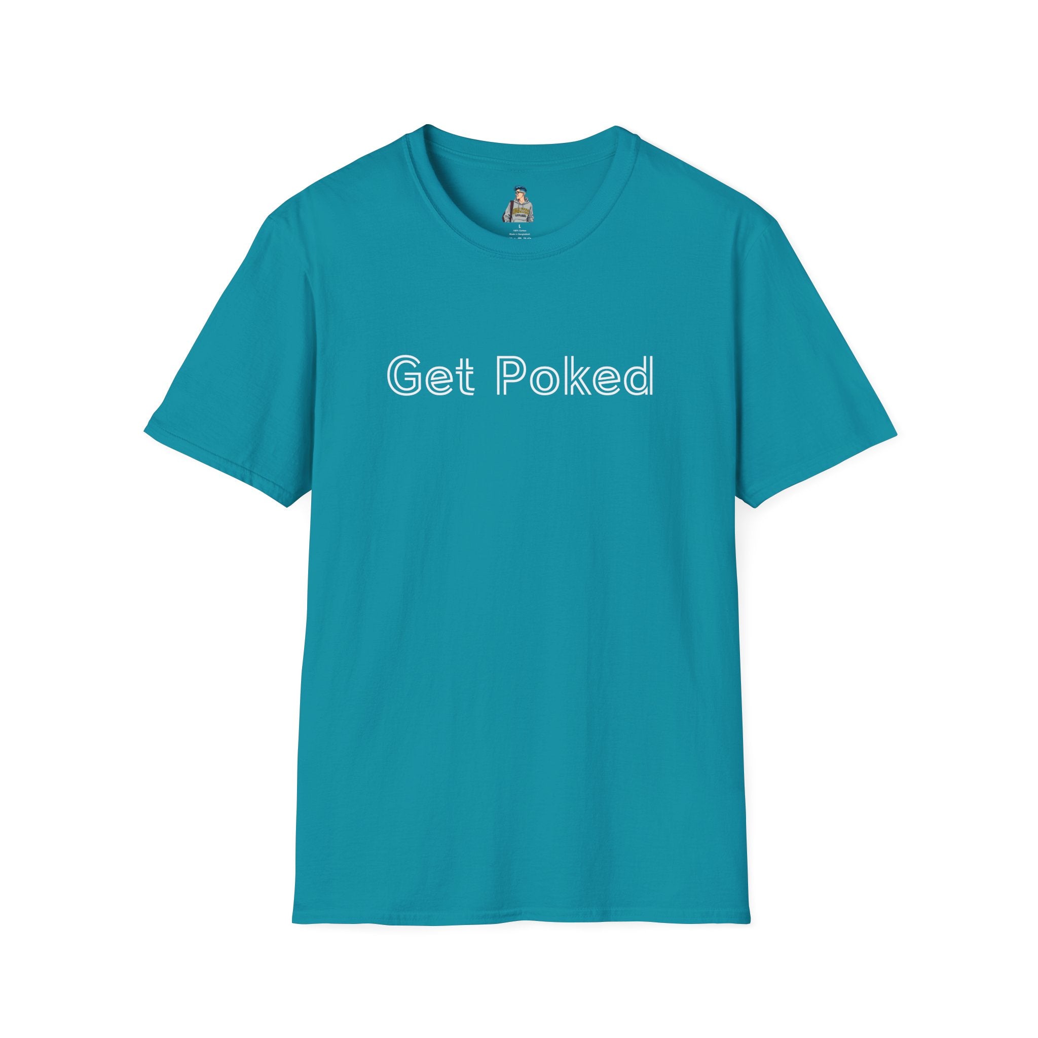 Unisex Softstyle T-Shirt - "Get Poked - Vaccines Save Lives" Statement Tee