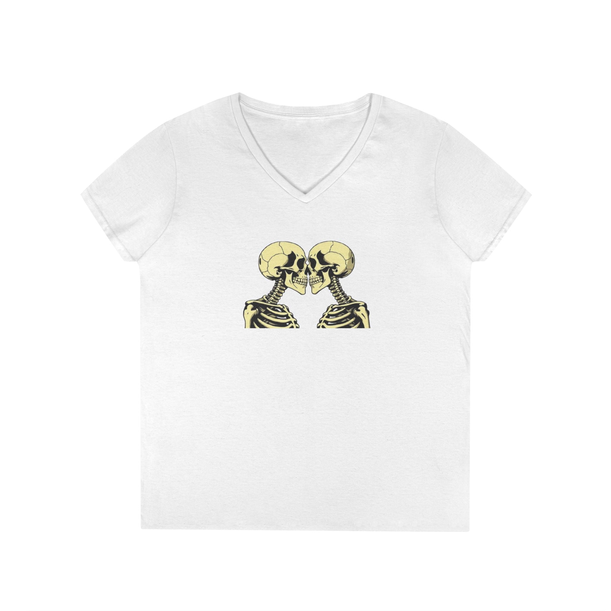 Love is Deeper than Skin Ladies' V-Neck T-Shirt