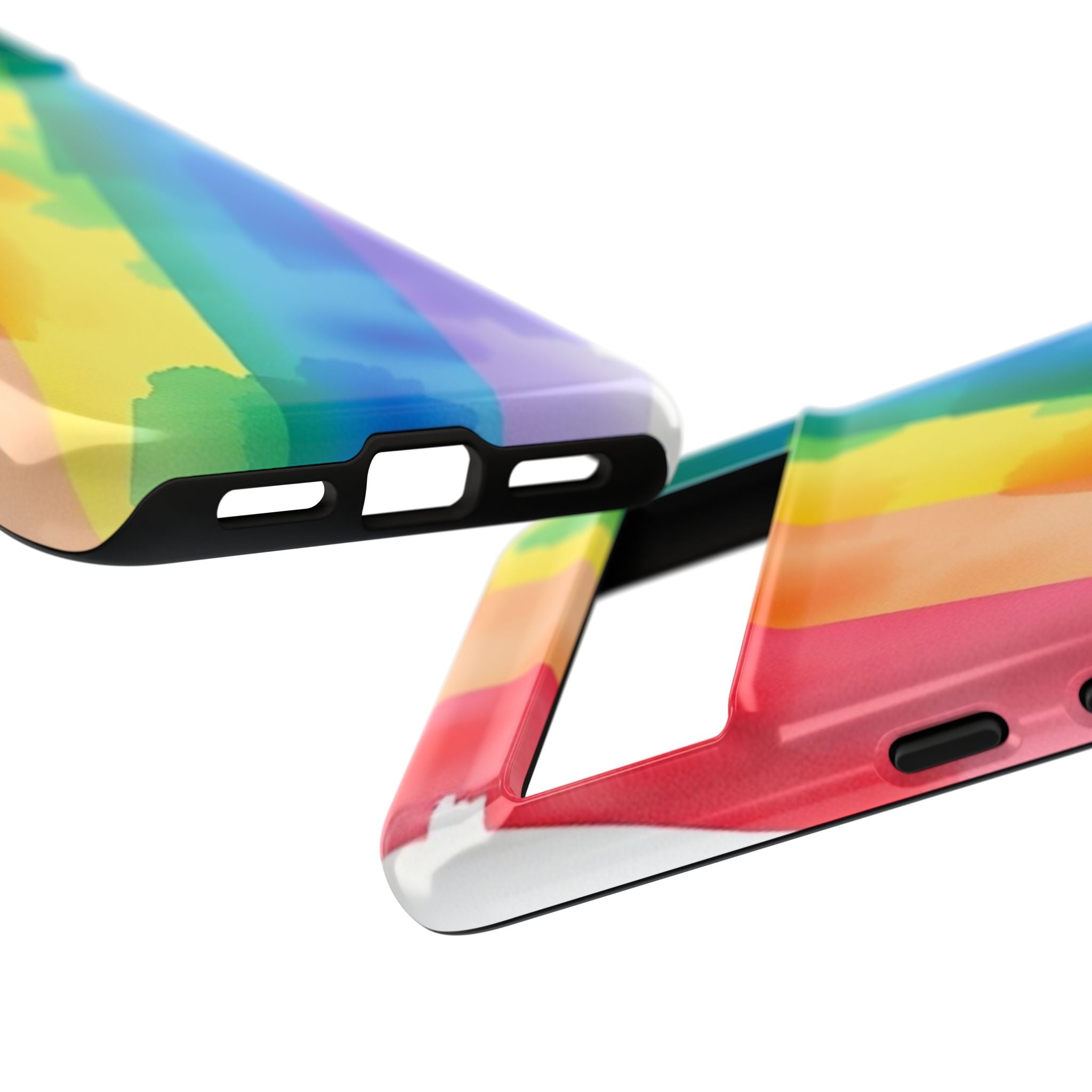 Rainbow Watercolor Art Tough Cases For Android & iPhone