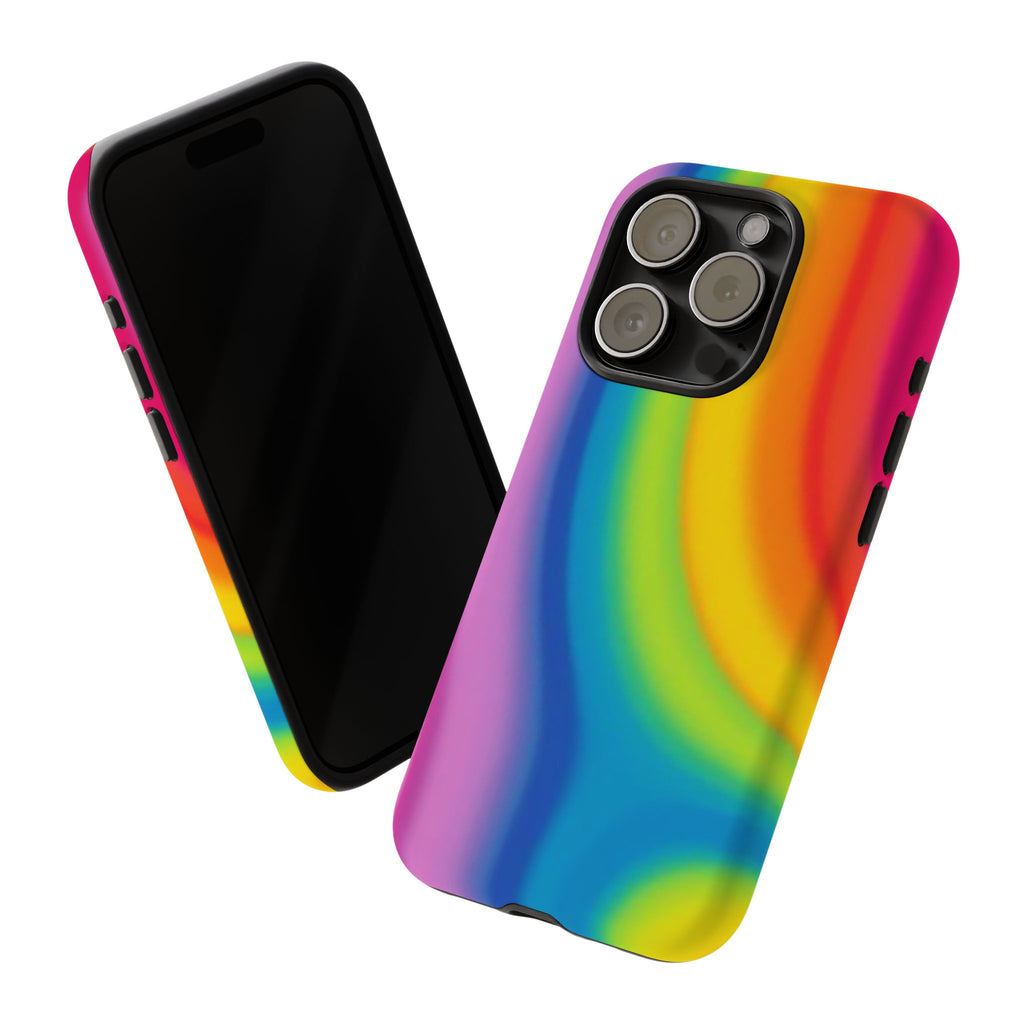 Rainbow Swirl Tough Phone Case for iPhone