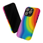 Rainbow Swirl Tough Phone Case for iPhone