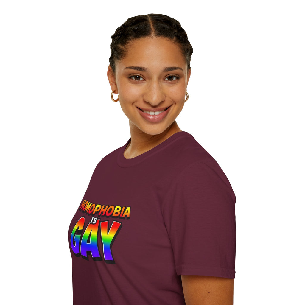 Homophobia Is Gay Graphic T-Shirt