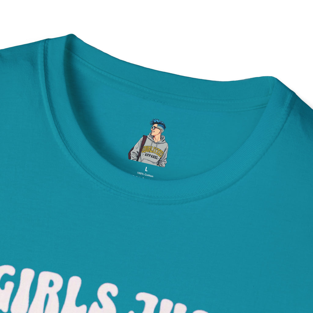 Girls Just Wanna Have Fundamental Human Rights Unisex Softstyle T-Shirt - EqualiTees.Me