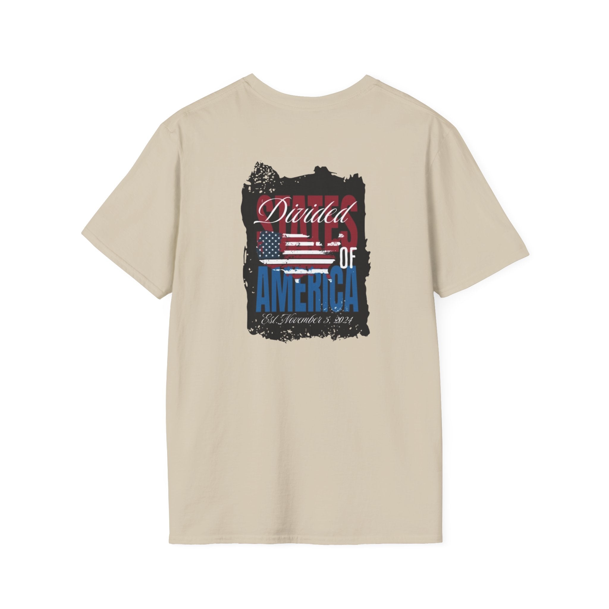 Divided States of America Graphic Tee Softstyle Unisex T-Shirt