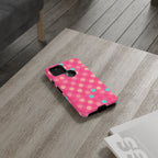 Android OR iPhone Protective Cases - Retro Polka Dots Pattern Tough Case