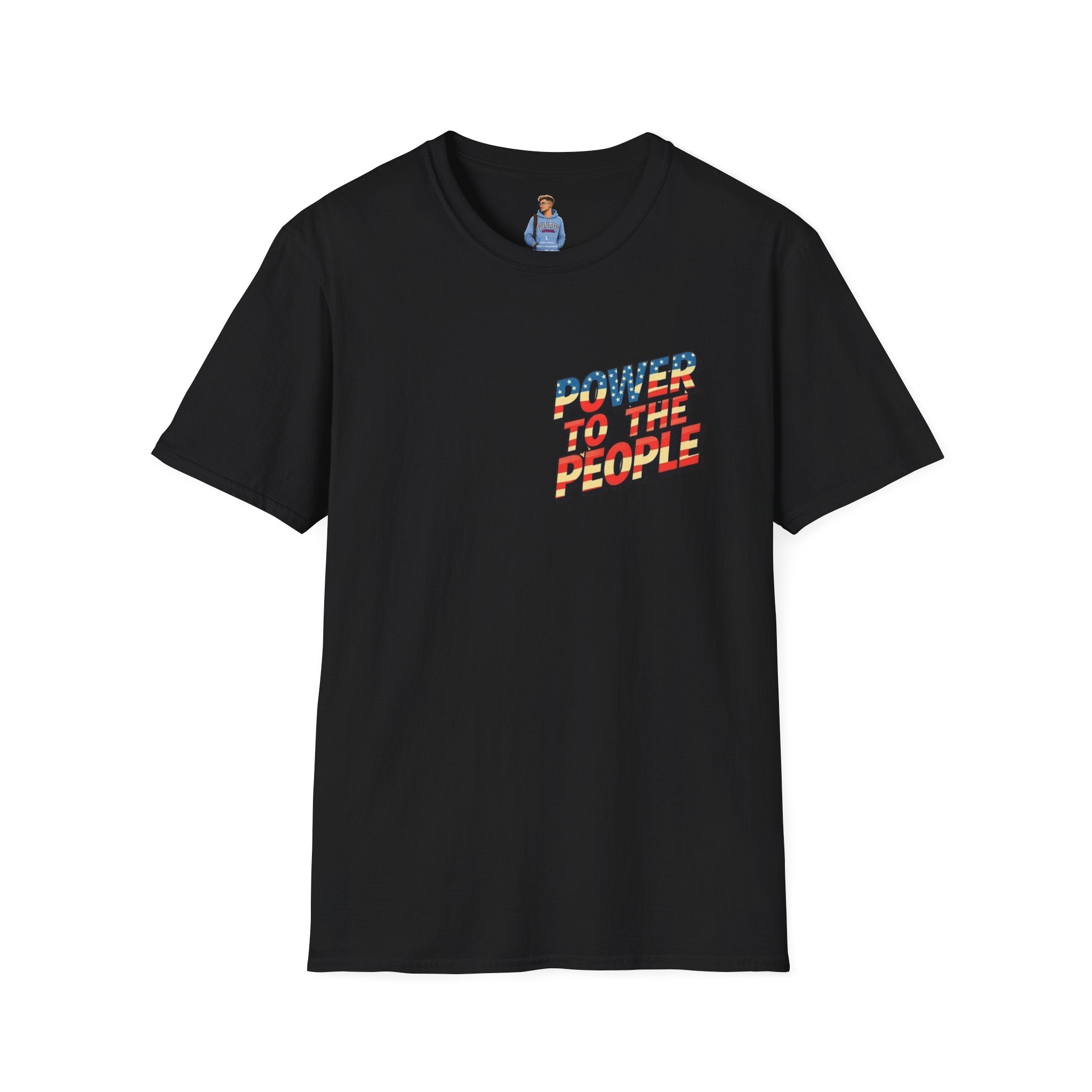 Power to the People Unisex Softstyle T-Shirt Classic Protest Tee