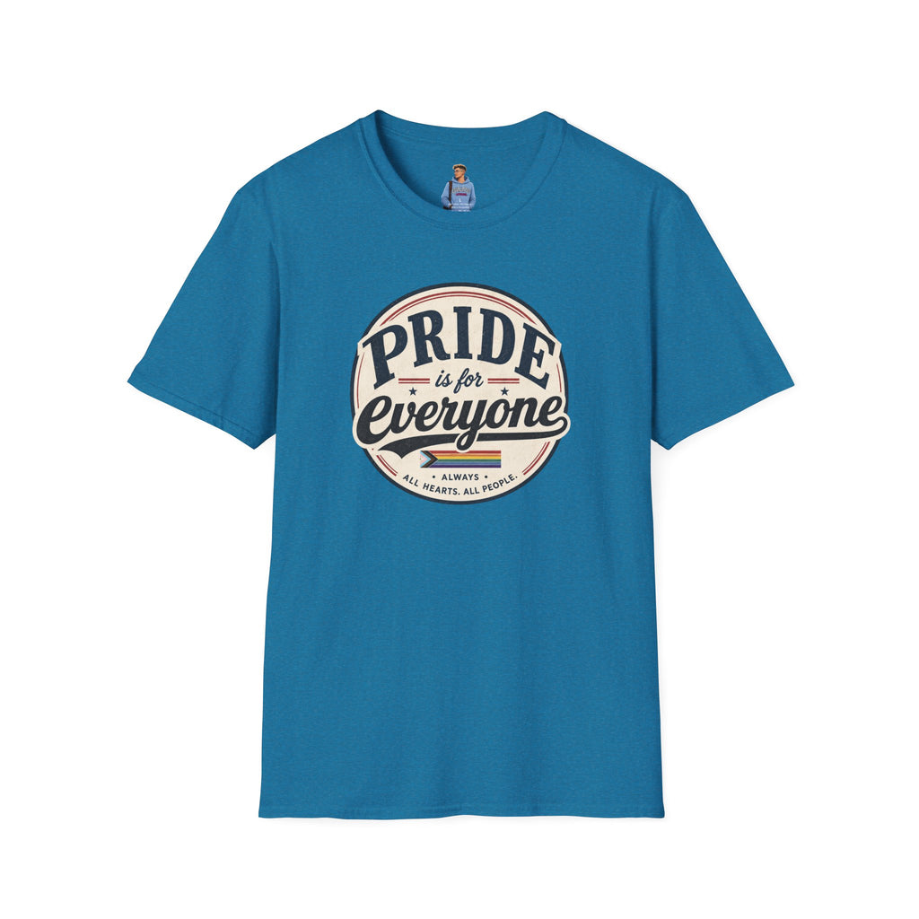 Pride Is for Everyone T-Shirt — Inclusive Retro Pride Tee