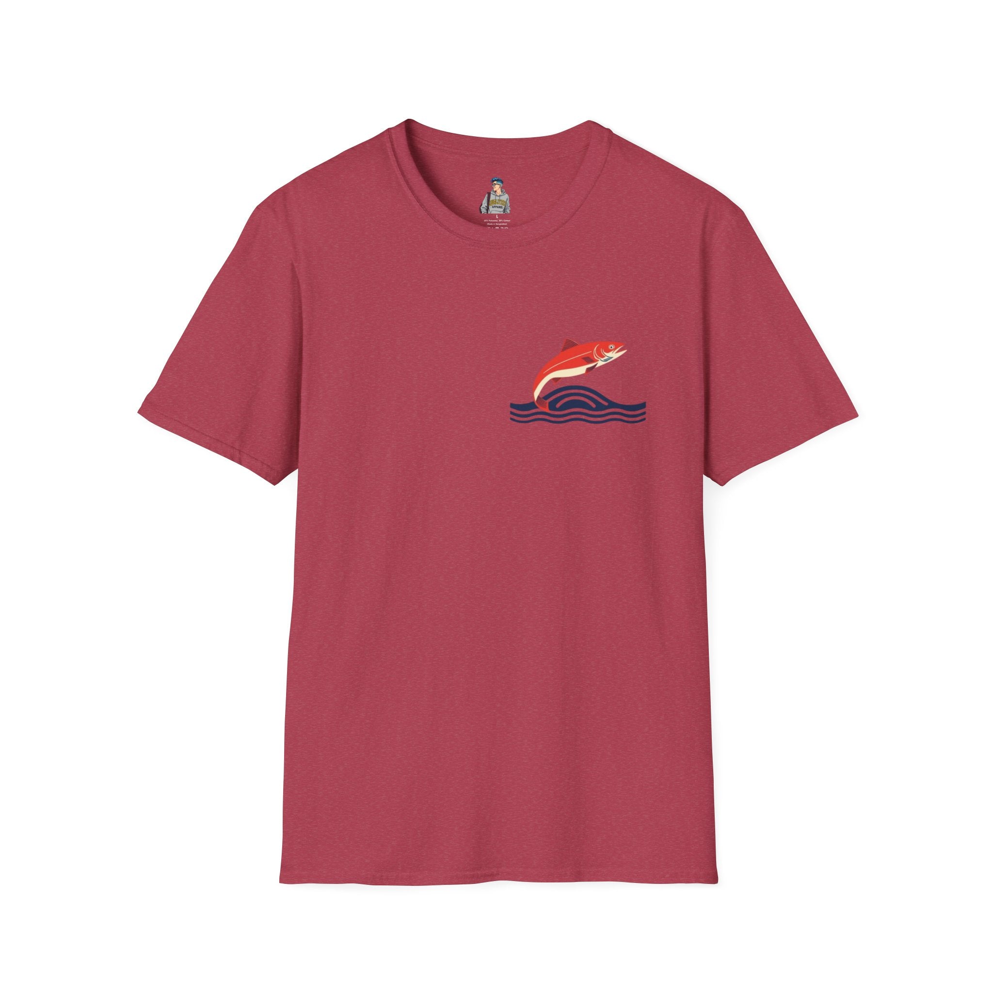 Jumping Salmon Native Pride Softstyle Unisex T-shirt