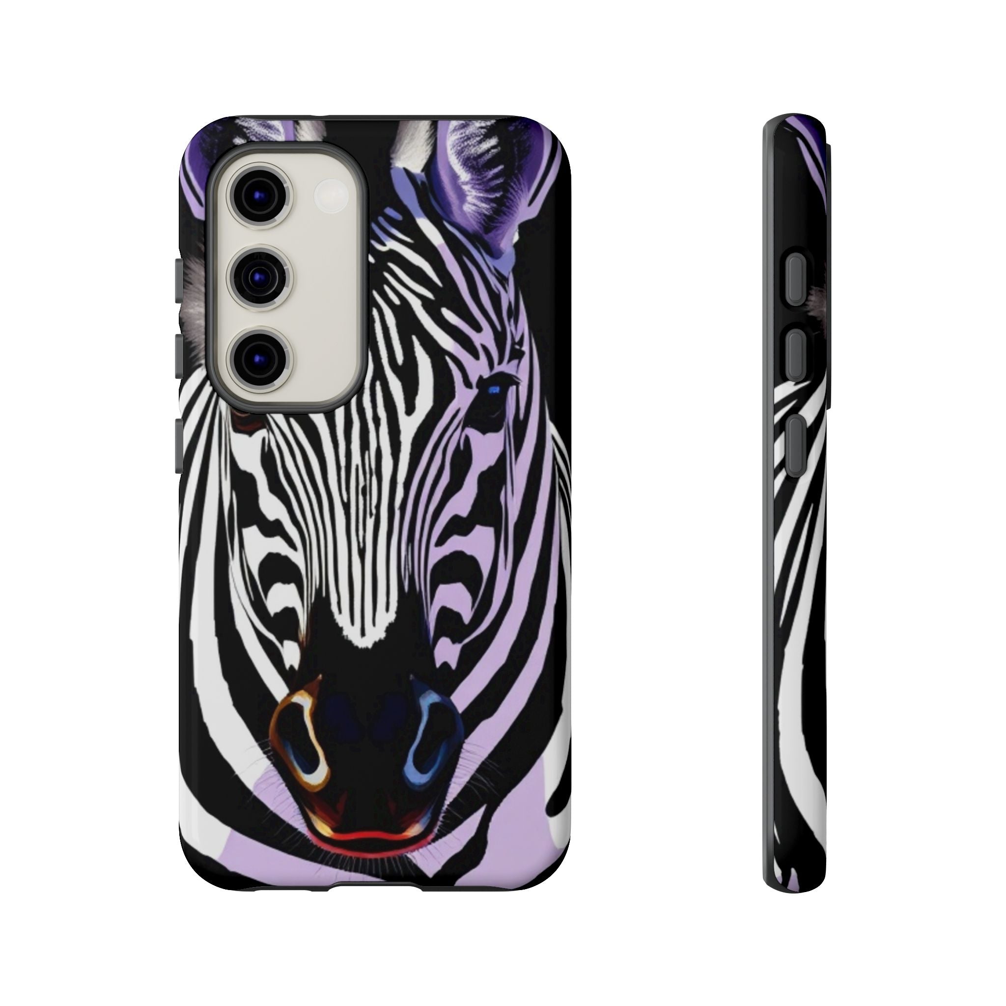 Android OR iPhone Compatible Cases - Zebra Design - Unique Tough Cases