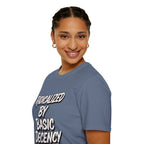 Radicalized by Basic Decency T-Shirt | Social Justice Slogan Shirt