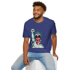 Resist - Patriotic Statue of Liberty T-Shirt - Unisex Softstyle Tee