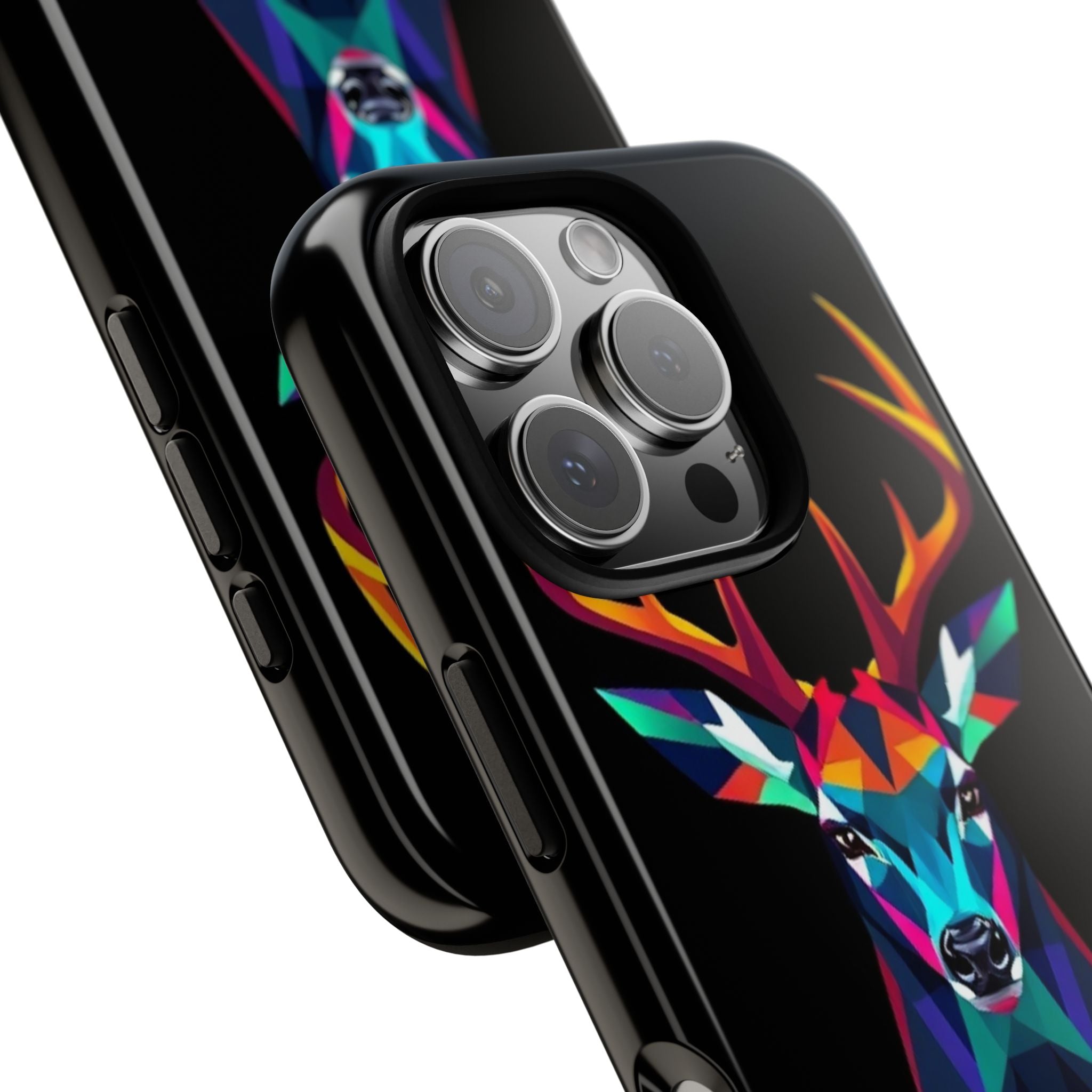 Colorful Fractal Deer Art Design Tough Case For Android & iPhone