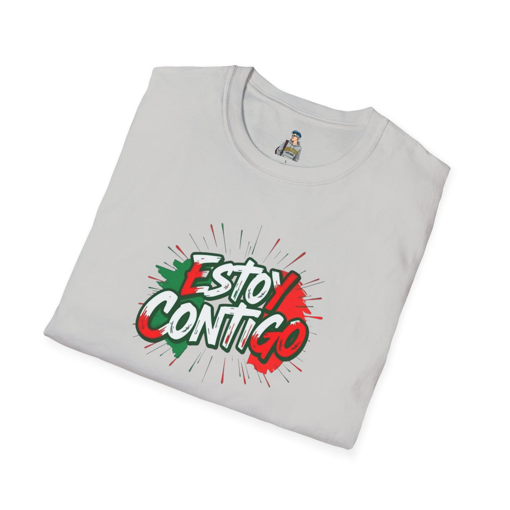 Immigrants Make America Great T-Shirt Estoy Contigo (I Am With You) Unisex Softstyle T-Shirt Classic Protest Tee