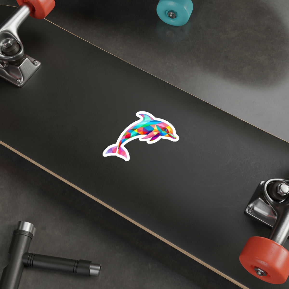 Die-Cut Stickers - Pride Dolphin