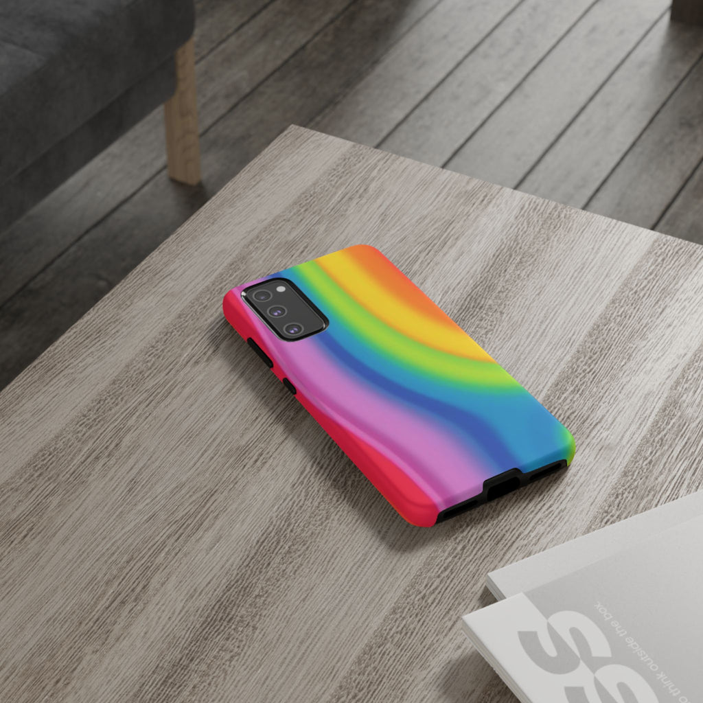Rainbow Swirl Tough Case for Android