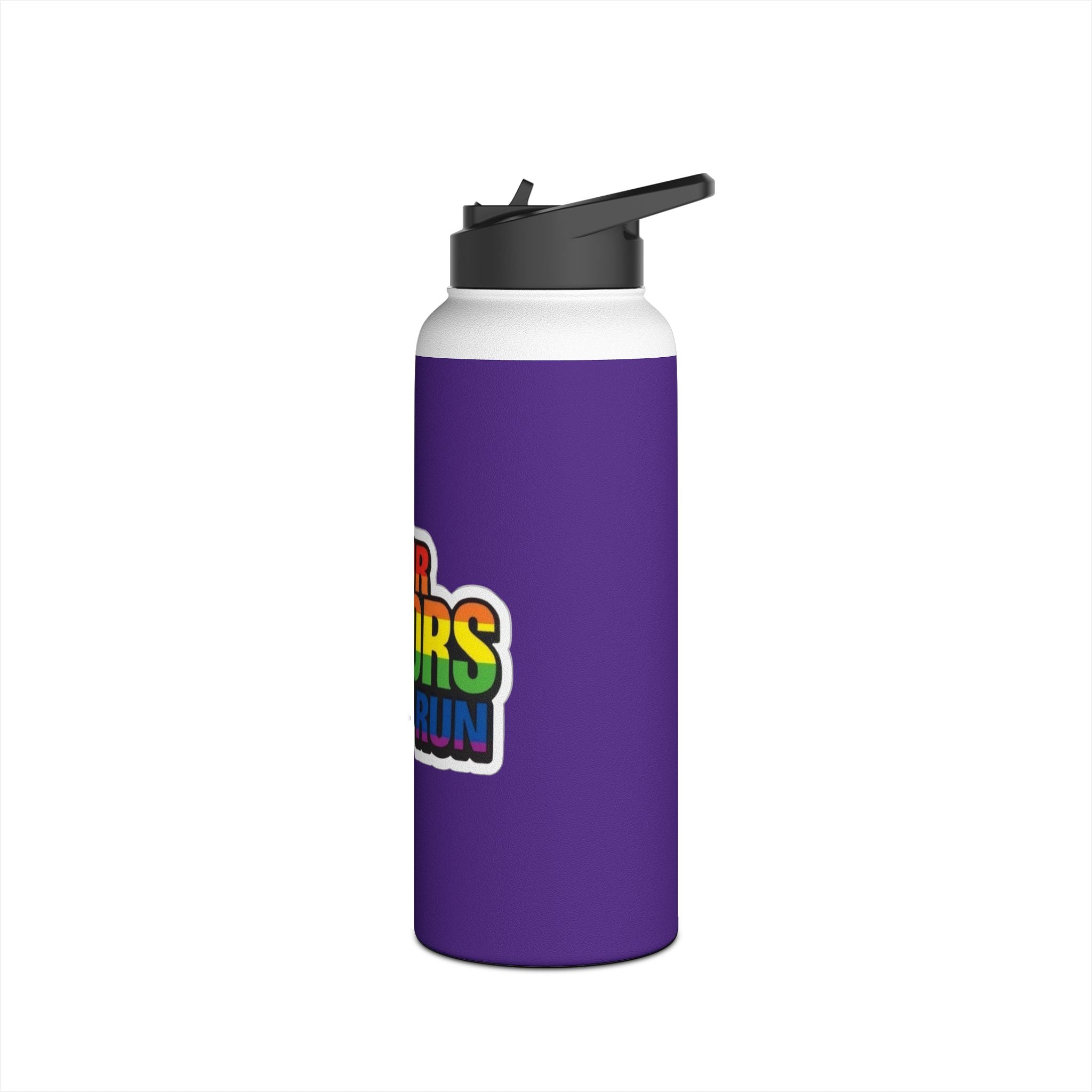 Teaching While Queer Stainless Steel Water Bottle - Perfect for Educators and Allies