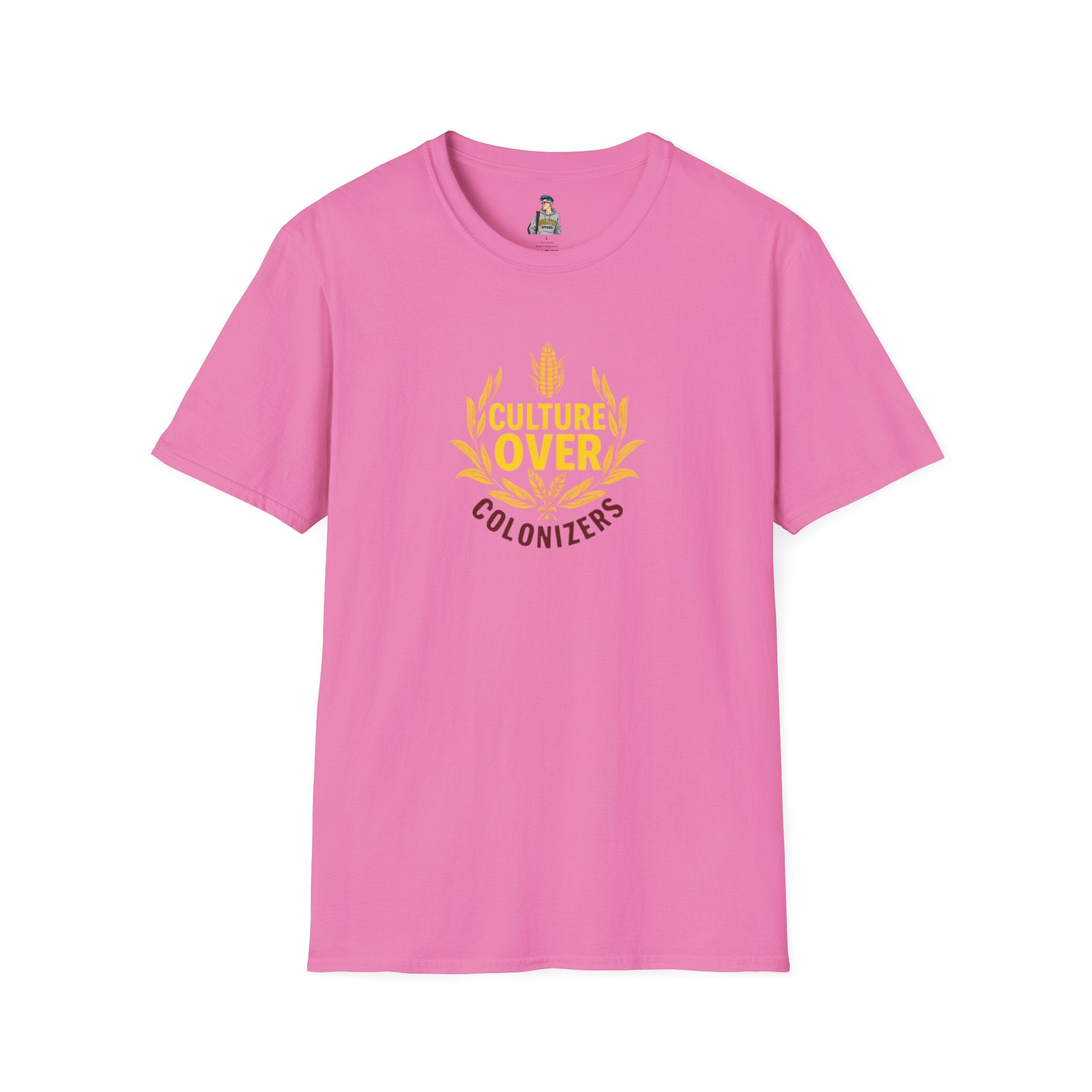 'Culture Over Colonizers' Unisex Softstyle T-shirt