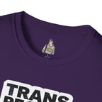 Unisex Softstyle T-Shirt - 'Trans People Exist. Trans People Matter.' Equality Apparel