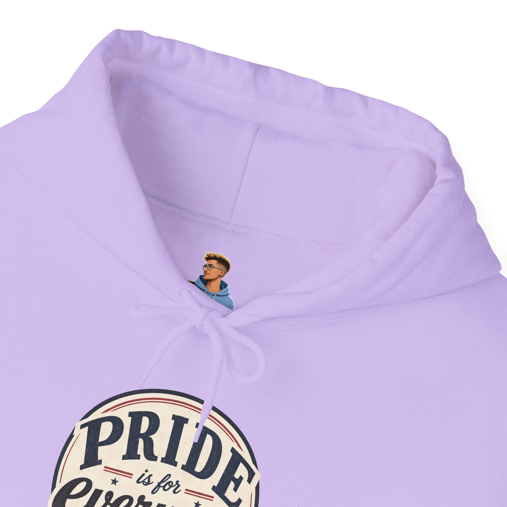 Pride Is For Everyone Pullover Hoodie — Vintage Graphic Inclusivity Sweatshirt
