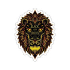 Die-Cut Stickers -  Lion Head - Black And Proud