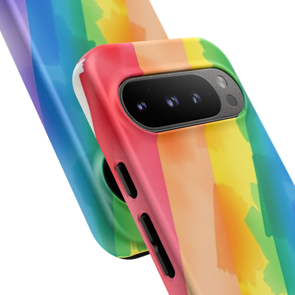 Rainbow Watercolor Art Tough Cases For Android & iPhone