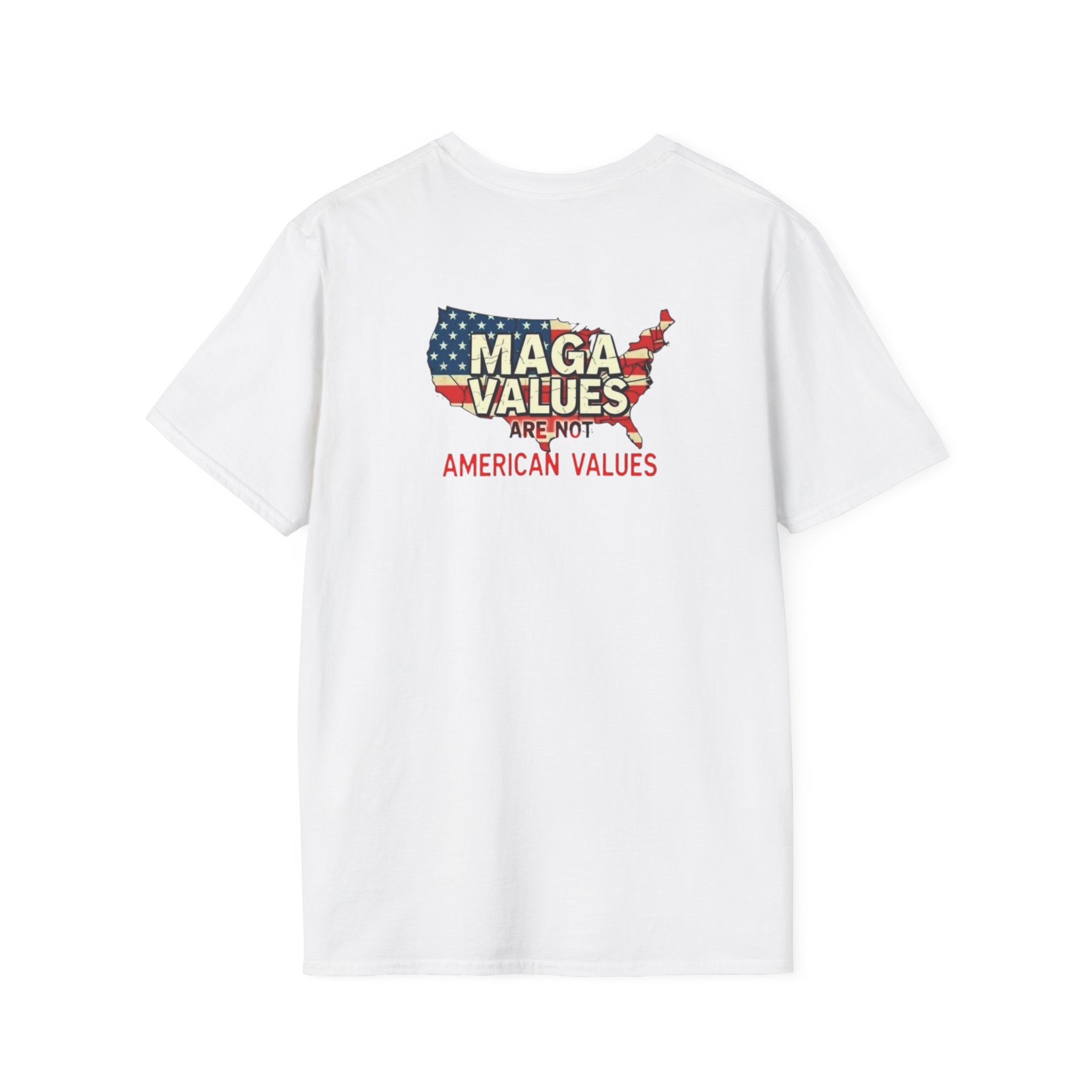 Impeach Felon47 Unisex Softstyle T-Shirt - USA Graphic Statement Tee