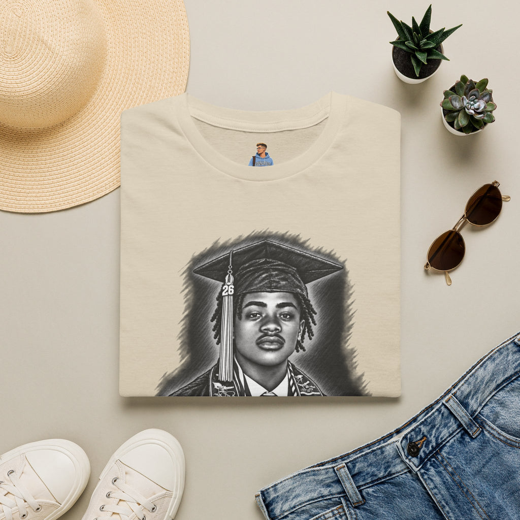 Portrait Front and Back - In Memory of Pierre Damas Bel T-Shirt
