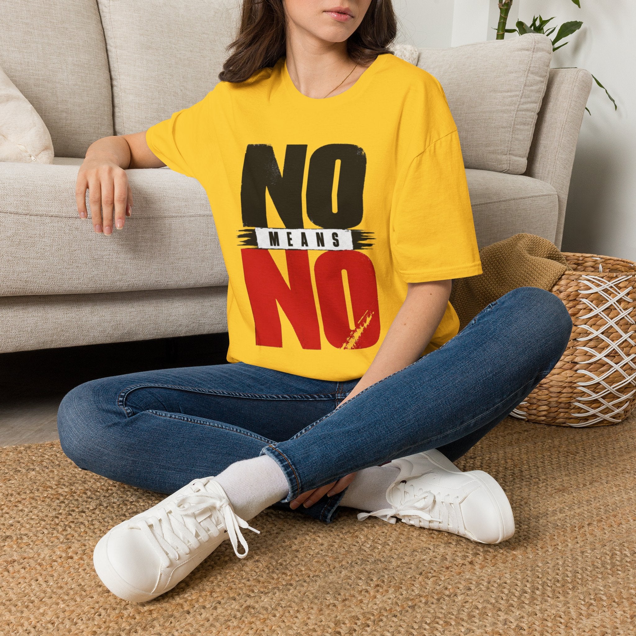 NO Means NO T-Shirt — Consent Awareness Graphic Tee