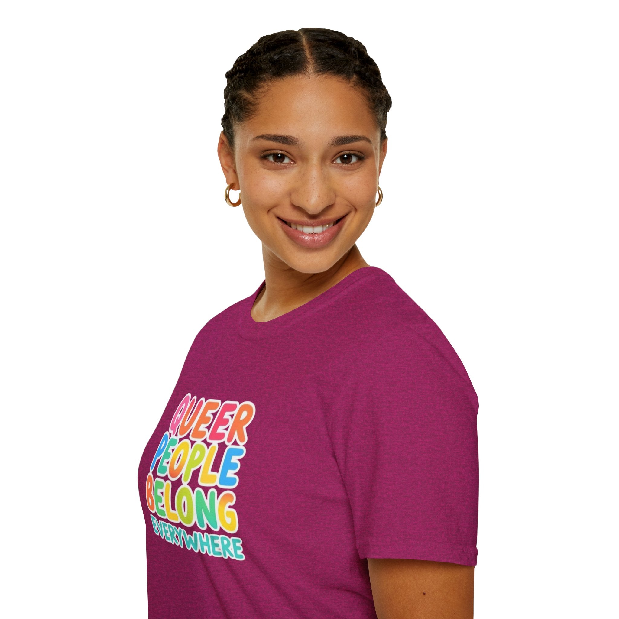QUEER PEOPLE BELONG EVERYWHERE T-Shirt