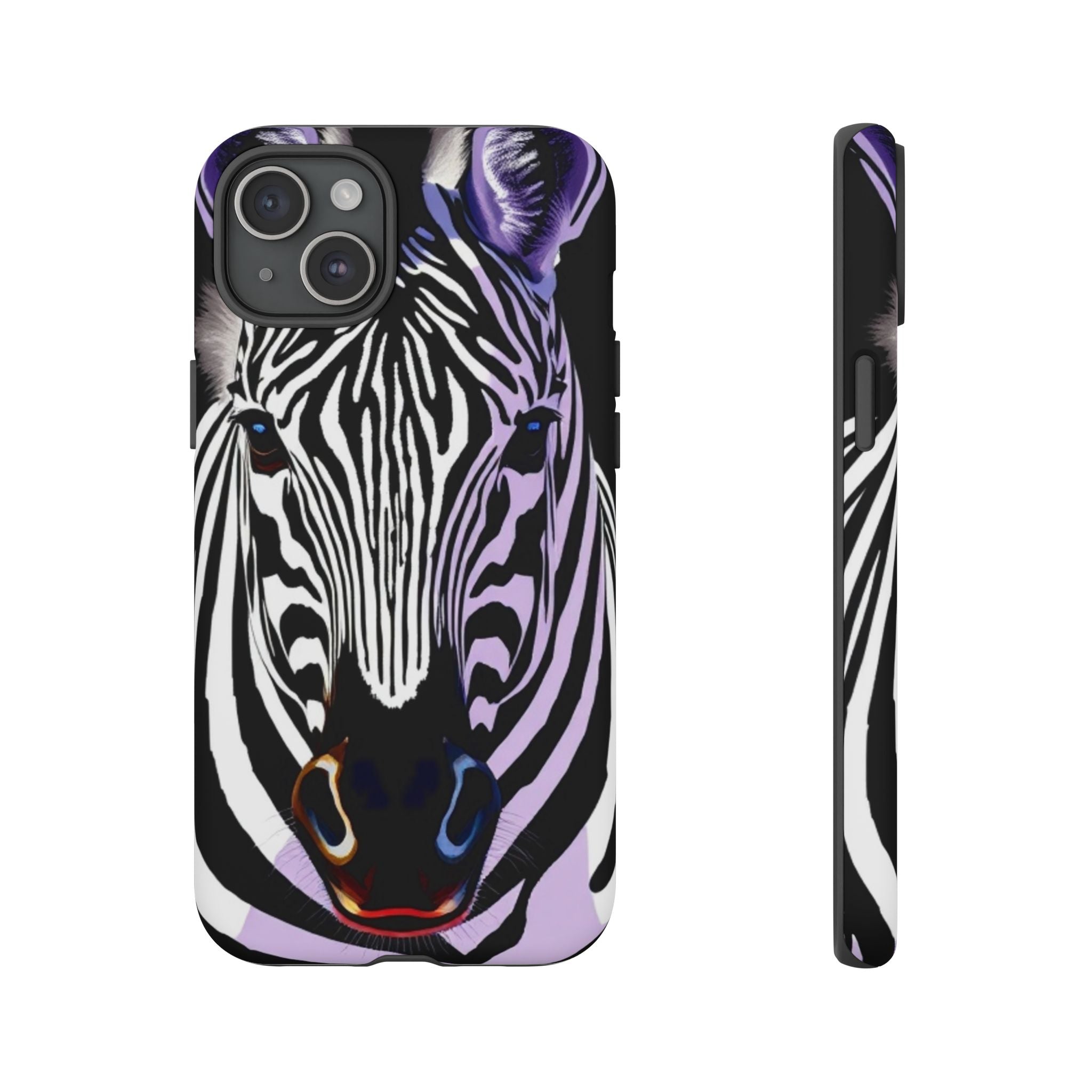 Android OR iPhone Compatible Cases - Zebra Design - Unique Tough Cases