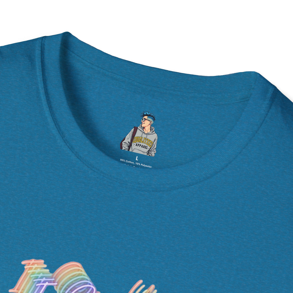 I See You Unisex Softstyle T-Shirt - Colorful Wave Design for LGBTQ+ Visibility