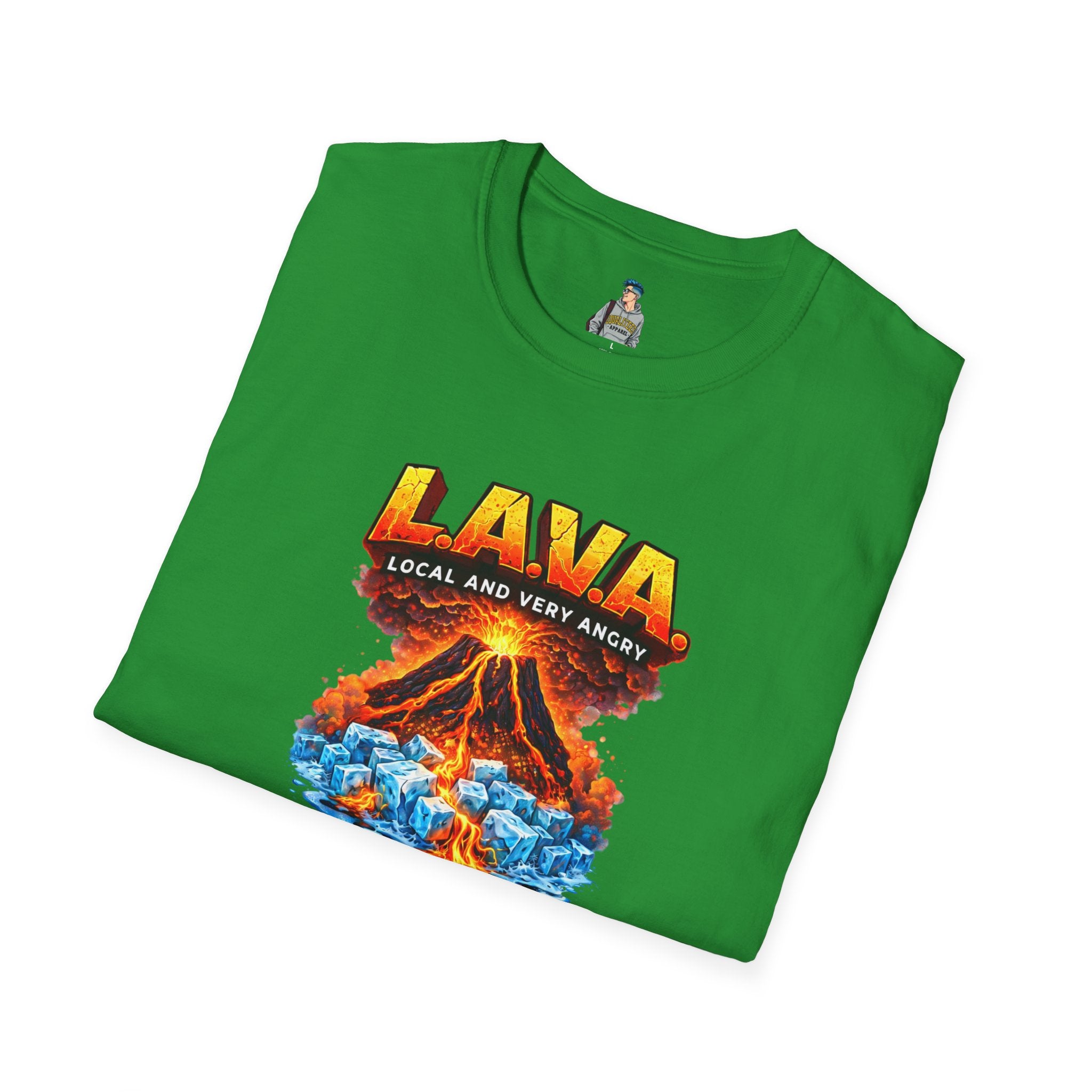 LAVA (Local and Very Angry)  Adult Fit Graphic Tee