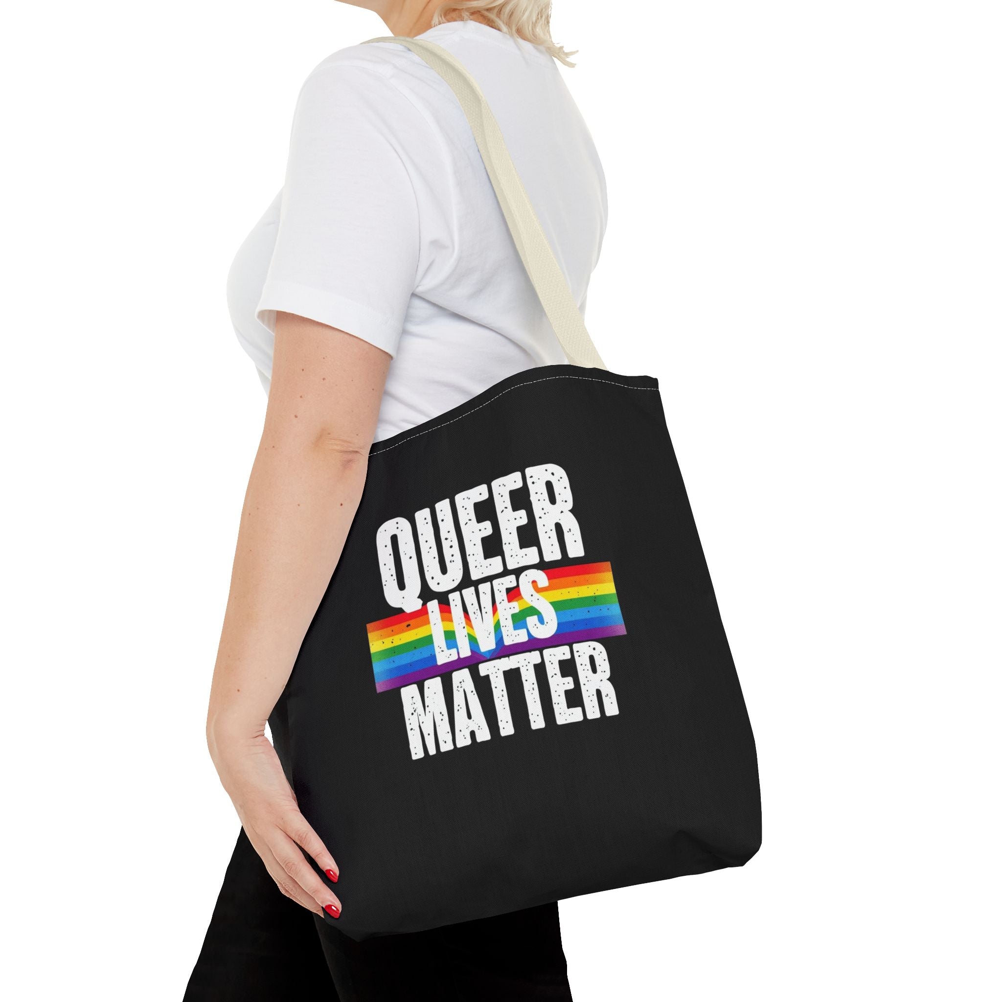 Queer Lives Matter Tote Bag