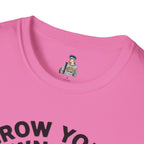 Unisex Softstyle T-Shirt - 'Grow Your Own Way' Floral Design for Queer Pride