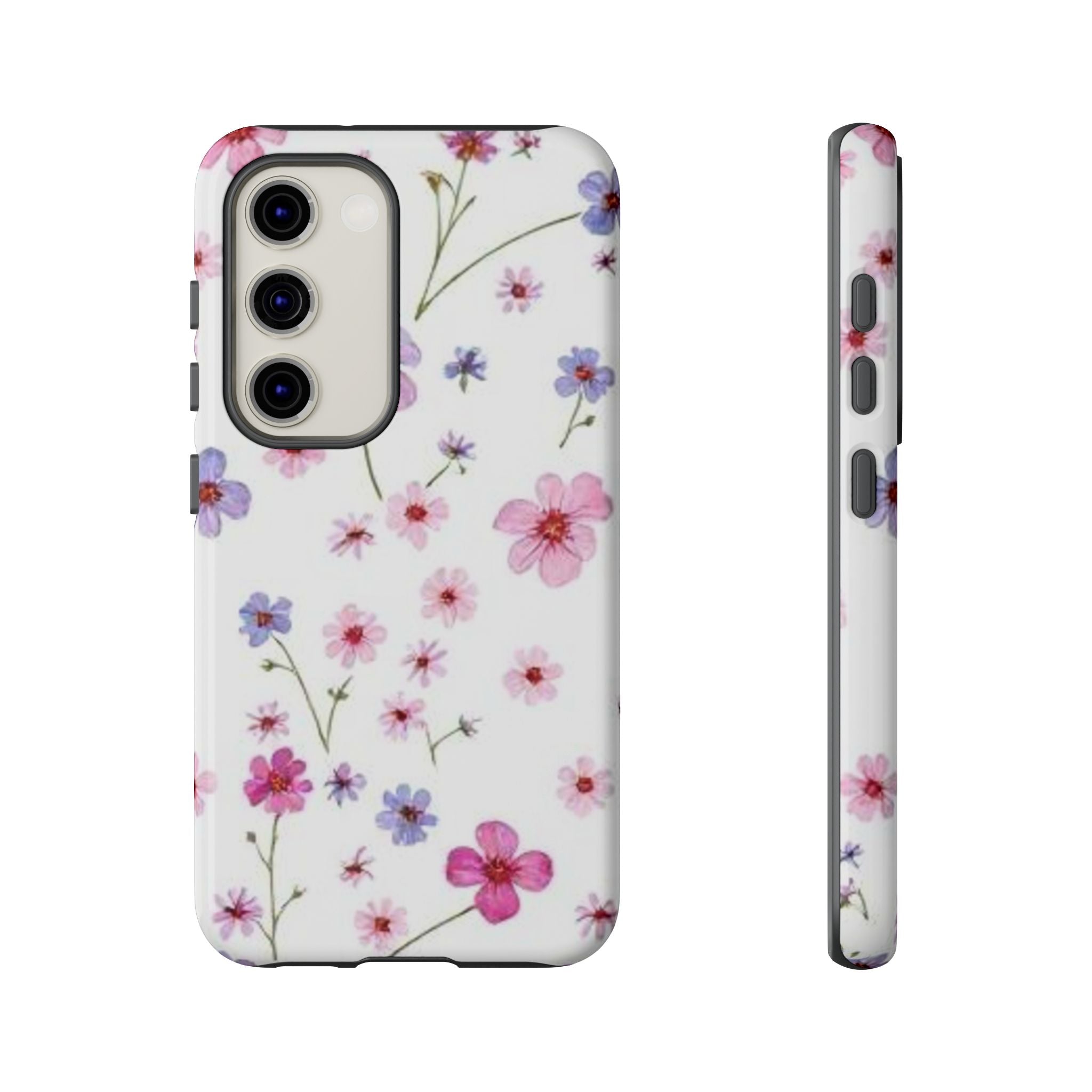 Pink Wildflower Tough Case for Android