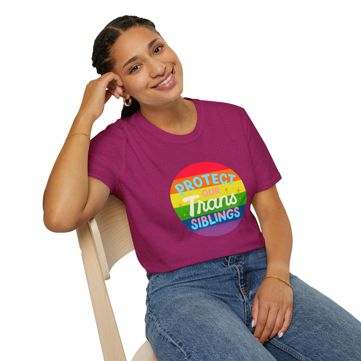 Protect Our Trans Siblings Pride Tree Las Vegas T-Shirt