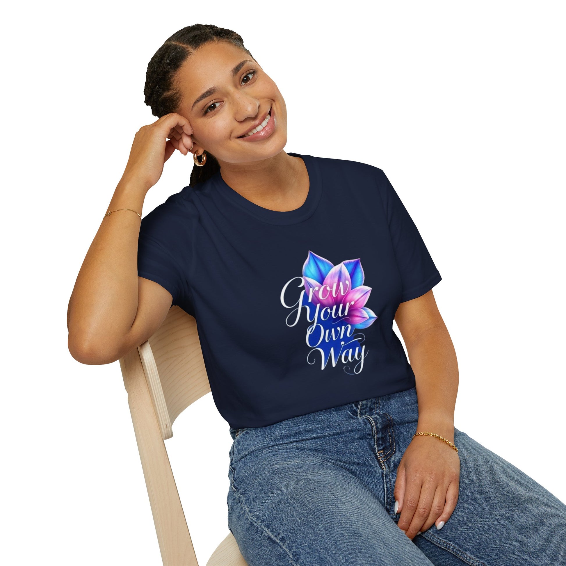 Empowerment Lotus, Grow Your Own Way T-Shirt