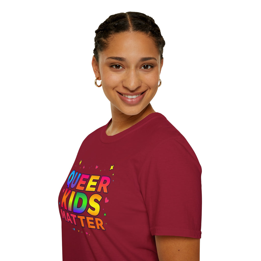 Colorful Queer Kids Matter Pride T-Shirt