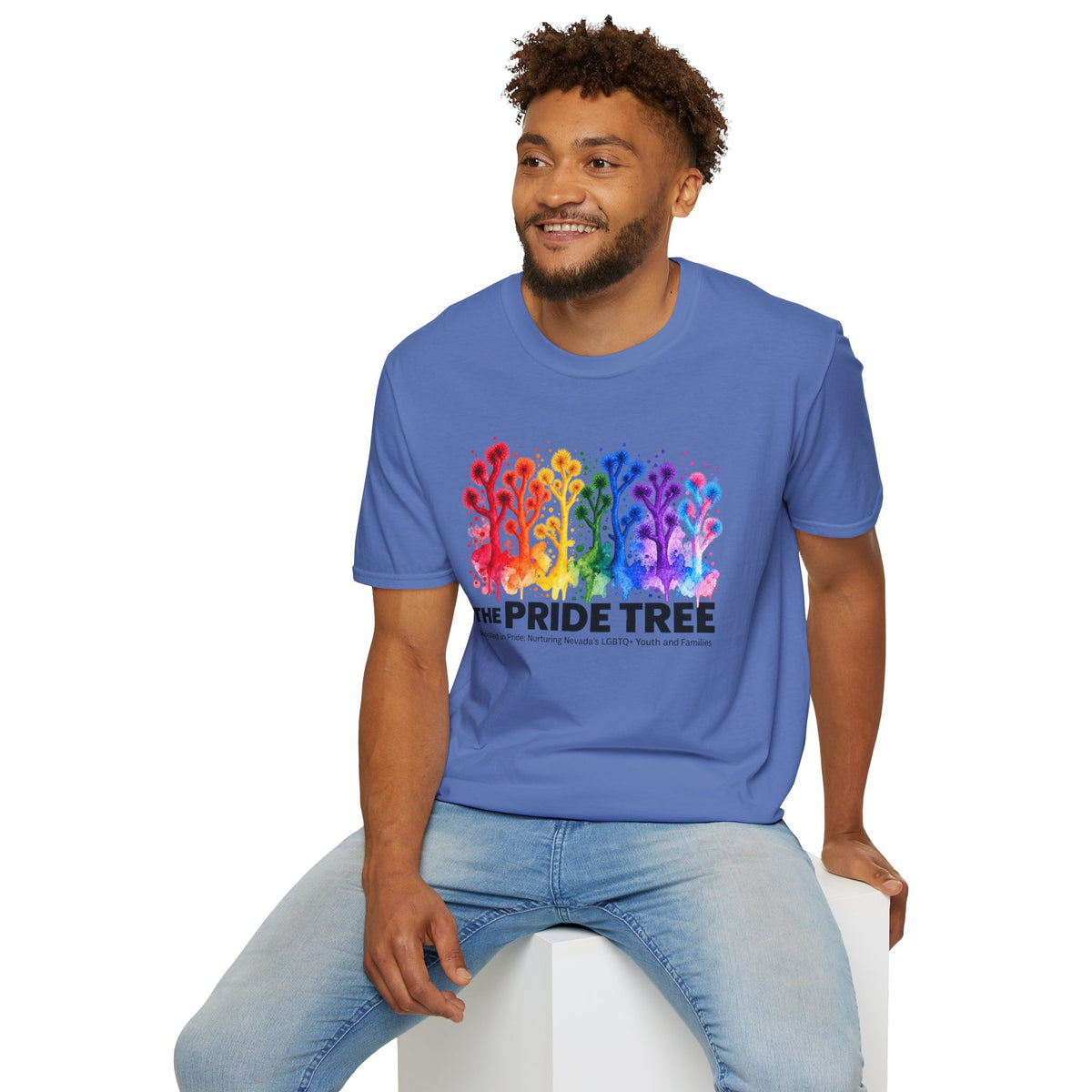 Pride Tree Las Vegas T-Shirt - Black Text